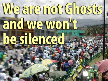 We are not ghosts