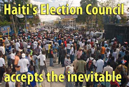 Haiti's Election Council accepts the inevitable - November 23, 2009