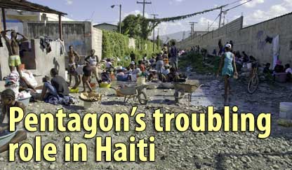Pentagon's troubling role in Haiti - January 12, 2008