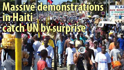 Massive demonstrations in Haiti catch UN by surprise - February 9, 2007