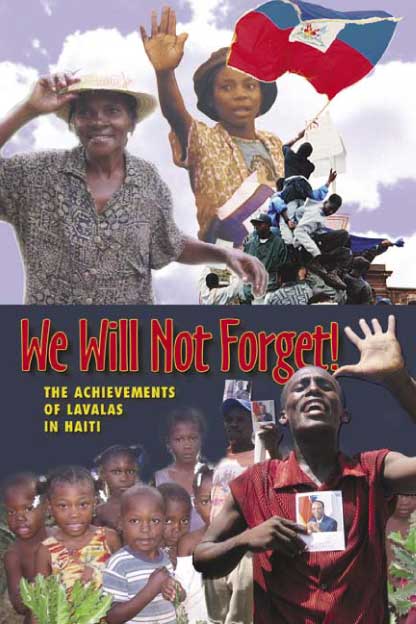 Haiti Action Committee pamphlet: We Will Not Forget