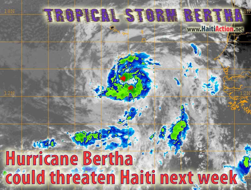Tropical Storm approaches haiti